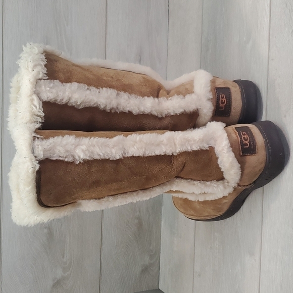 Ugg Australia Women Tall Winter Sheepskin Boots shoes sz 6 - Picture 6 of 13